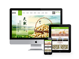 天然绿色食品类网站织梦模板(带手机端)