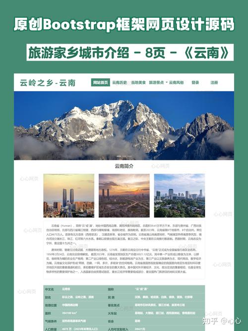 家乡介绍网站模板html_家乡介绍简单模板html5_家乡网站设计模板